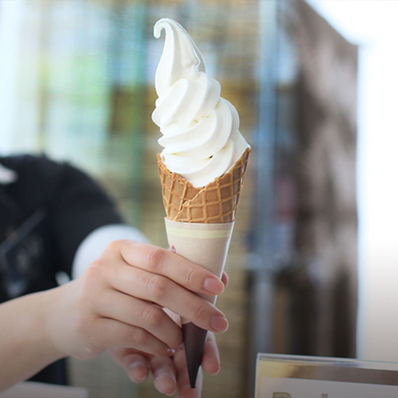 写真：ソフトクリーム
