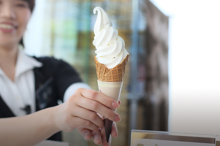 写真：ソフトクリーム