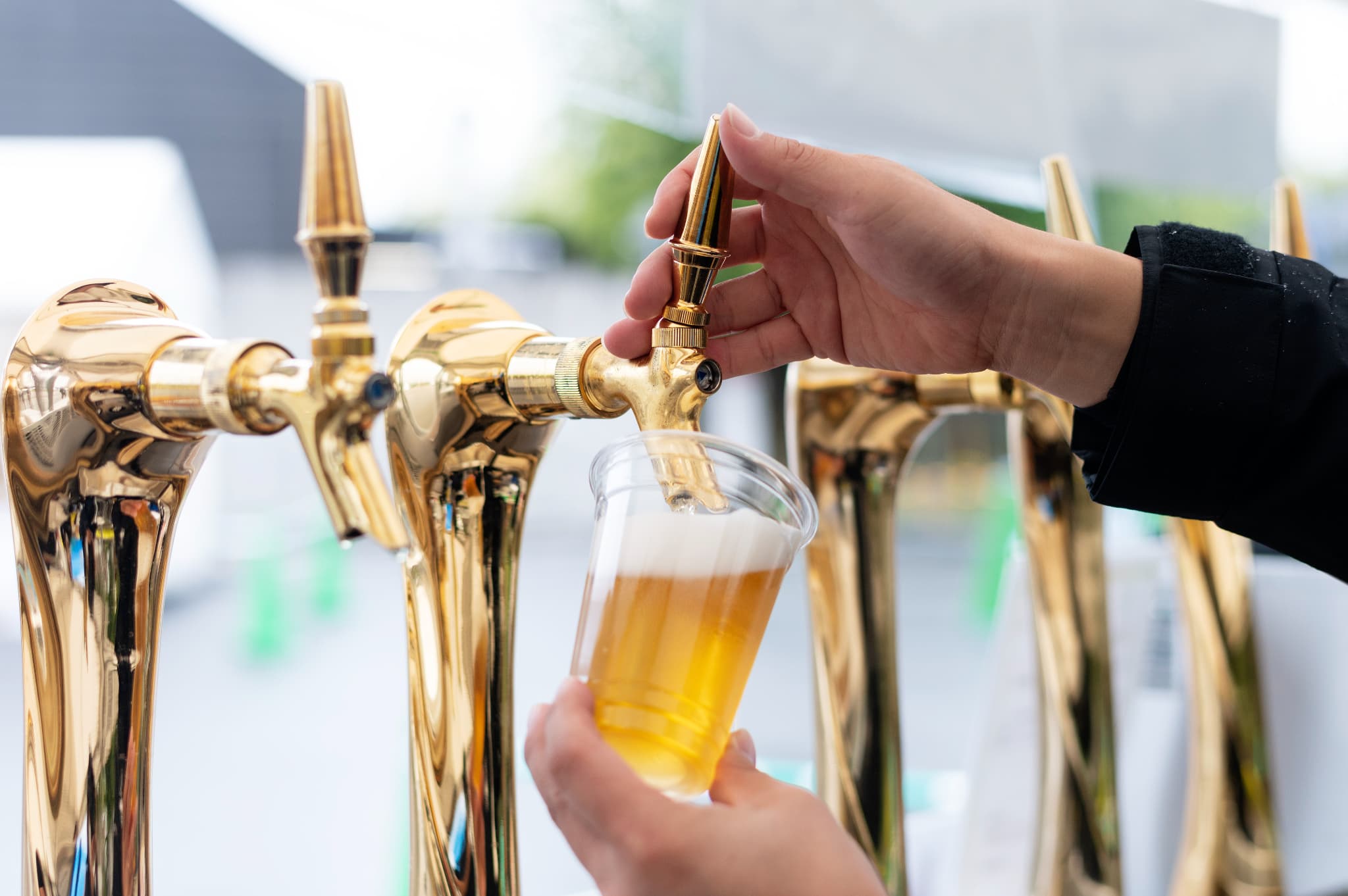 ビール注ぎ体験