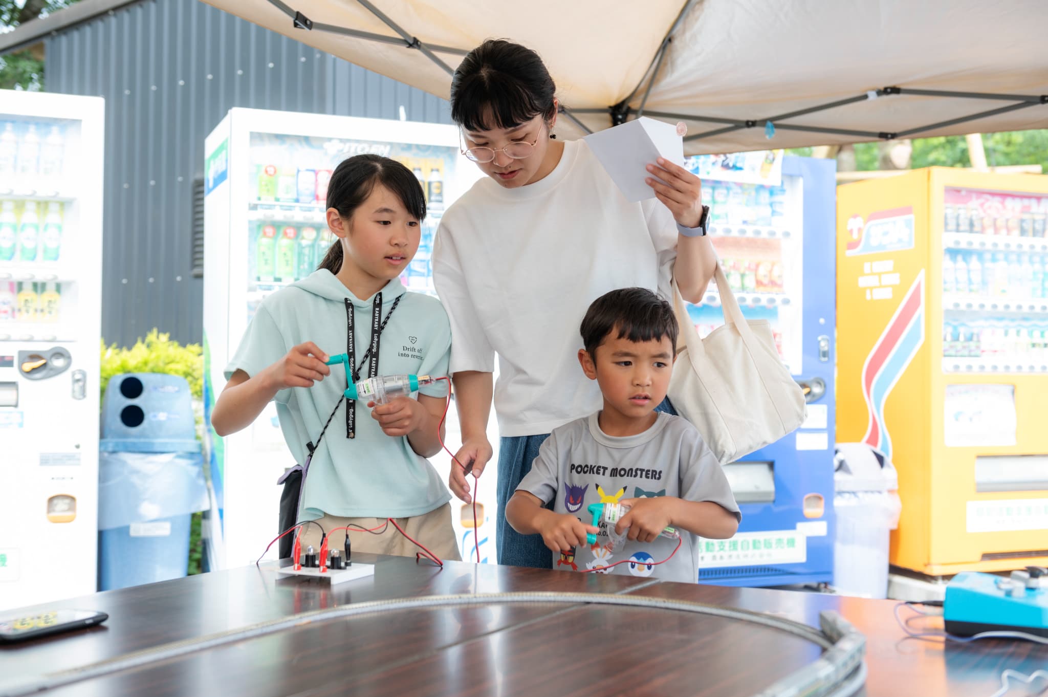 「サツマイモ発電」体験教室