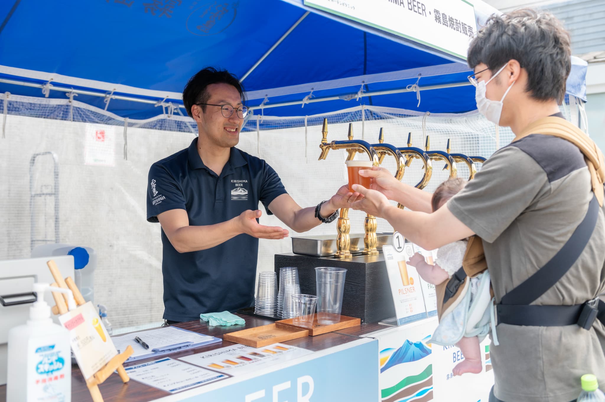 「KIRISHIMA BEER」「霧島焼酎」の販売