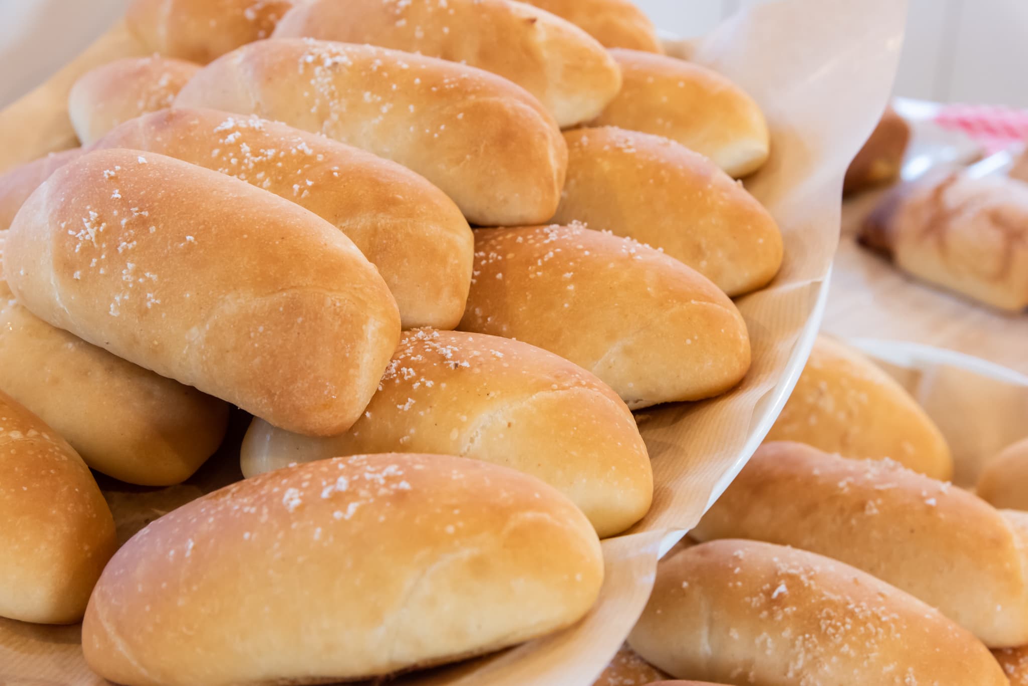 「焼酎モロミパン」の試食