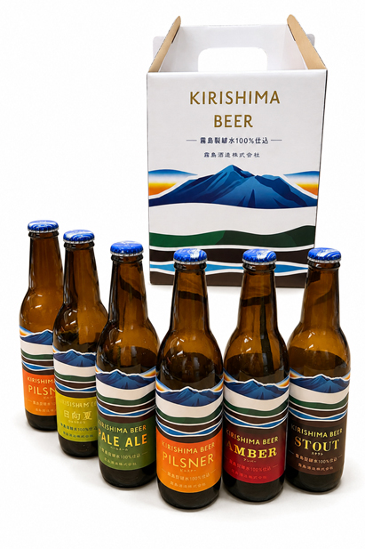 KIRISHIMA BEER6本セット￥3,584(税込)