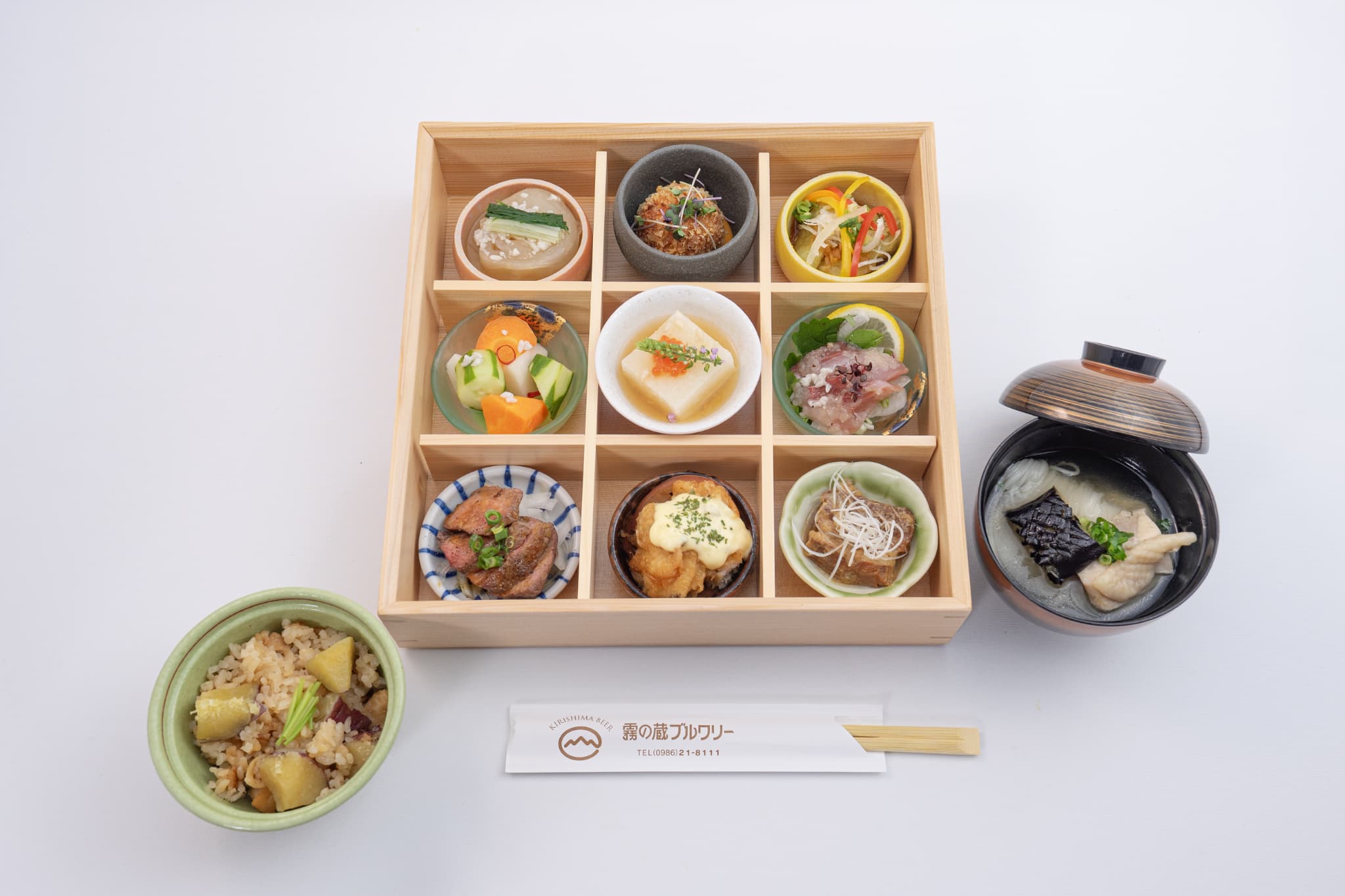 【勝負めしのために考案した『里幸膳-都城の恵みを、幸せの一膳に-』】