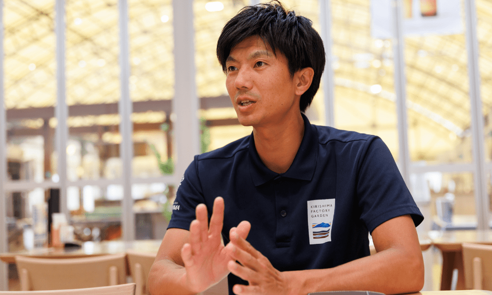 霧島ファクトリーガーデン事業本部 レストラン課 課長 京極 和機