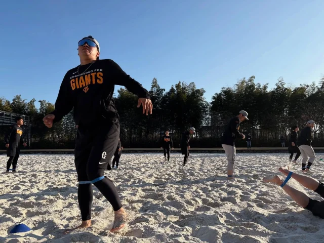 ＼読売ジャイアンツの選手の皆さん、ようこそ！🎉／

現在、春季キャンプ真っ只中の宮崎。
先日、読売ジャイアンツ 様 @yomiuri.giants に、「KIRISHIMA BEACH PARK」をトレーニングの場として選んでいただきました！

プロの選手の皆さんが、この「ふかふかの砂」の上で懸命に足腰を鍛える姿は、まさに圧巻の一言。
この砂場はトップアスリートにも選んでいただける環境になっております💪

実はこのビーチ、トレーニングに最適なのはもちろんですが…
普段は皆さんに無料開放している「究極の砂遊びスポット」でもあるんです♪
・トレーニングに：足腰への負担をかけつつ、関節には優しい。
・お子様の砂遊びに：裸足で駆け回っても安心な、贅沢すぎるさらさら質感。

「ジャイアンツの選手が走った場所で、今日は思いっきり遊ぼう！」
そんな楽しみ方も、ここなら叶います✨

トレーニング目的の方も、週末のピクニック気分の方も。プロも認めた砂場を、ぜひ体感しに来てくださいね😊

お待ちしております！

#焼酎の里 
#霧島ファクトリーガーデン 
#黒霧島 
#読売ジャイアンツ 
#KIRISHIMABEACHPARK